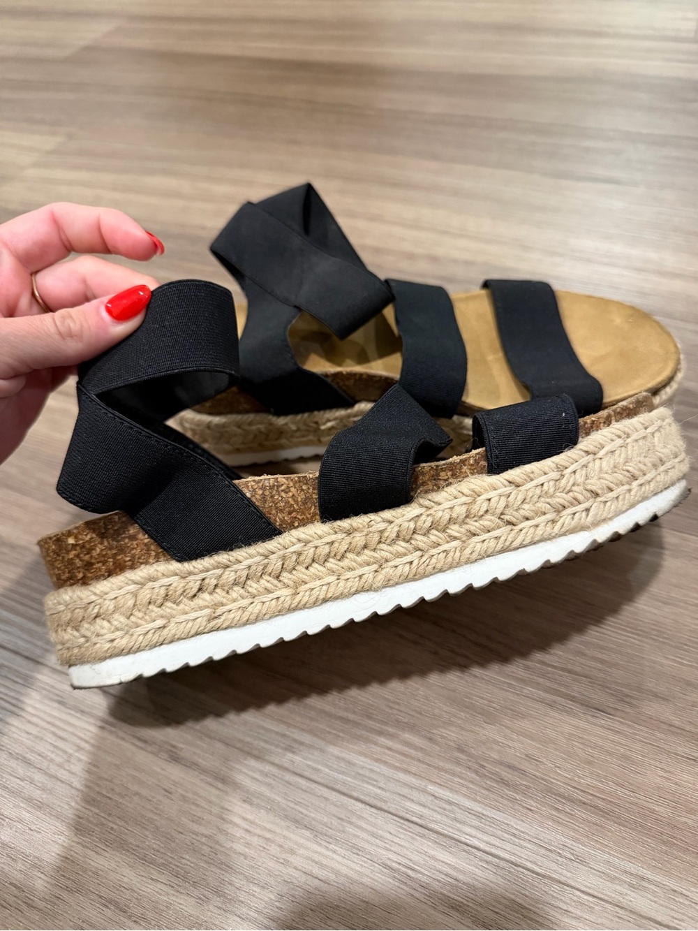 Steve Madden Elastic-Strap Espadrille Sandals